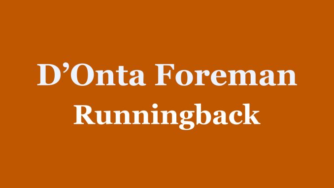D'Onta Foreman